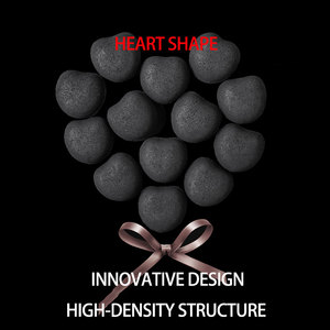 Nhà Máy Giá Rẻ 10Kg Đặc Biệt Hình Trái Tim Màu Xanh Coke Cho BBQ Và Ấm Cúng Nhà Sưởi Ấm Màu Xanh Ngọn Lửa Than Màu Xanh Ngọn Lửa Than Màu - Product Image 2