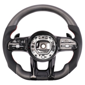 <span class=keywords><strong>Volant</strong></span> de voiture personnalisé en fibre de carbone pour Benz <span class=keywords><strong>AMG</strong></span> <span class=keywords><strong>Performance</strong></span> W167 W177 W190 W213 W217 W222 - Product Image 1