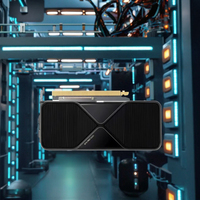Carte graphique pour station de travail de calcul IA professionnelle RTX PRO 6000 Blackwell MAX-Q, 96 Go GDDR7, 4 PFLOPS, ventilateur de refroidissement, sortie DP
