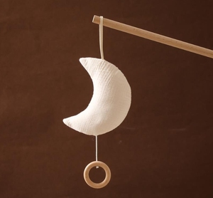 Nouveau-né <span class=keywords><strong>berceuse</strong></span> jouet Musical pur coton lune cordon boîte à <span class=keywords><strong>musique</strong></span> tirer suspendu doux en peluche jouet lit cloche photographie accessoire - Product Image 6