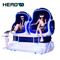 Fabrication confortable de simulateur de jeu de cinéma de la chaise VR d'oeufs de HEROVR 9D VR 2 Seat 9D VR