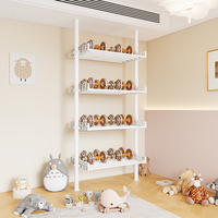Étagère de rangement multi-usages YIJIALE sur mesure, sans outil, avec mécanisme de tension stable, du sol au plafond
