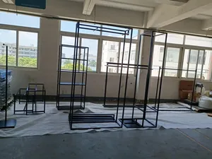 Váy đứng kệ trưng bày Vàng cửa hàng kệ trưng bày hàng may mặc quần áo giá kệ cho quần áo cửa hàng phụ kiện và hiển thị - Product Image 5