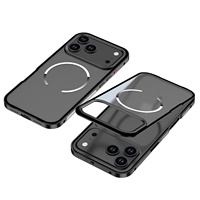Laudtec haute qualité en aluminium métal cadre coque de protection vente chaude accessoires pour iPhone 17Pro Max couverture de téléphone portable
