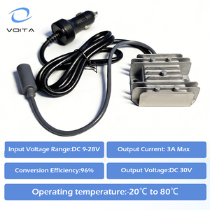 محول ستارلينك ميني للسيارة مع قابس ولاعة السجائر، طقم تحويل من 10-28 فولت إلى 30 فولت 3.5 أمبير للشاحنات والمركبات الترفيهية - Product Image 3