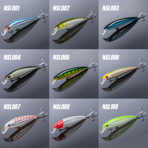 NOEBY Pesca Flottant Appâts Basse Peu Profonde Minnow Leurre Appâts Artificiels D'eau Salée Wobbler Leurre - Product Image 5