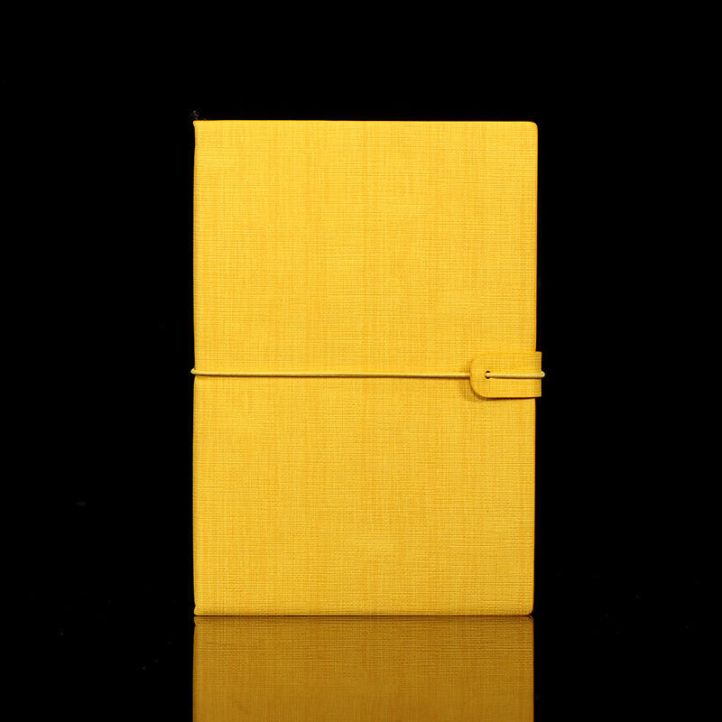 A5 yellow notebook