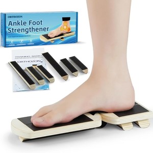 Tabla de Equilibrio de Madera Orthozon para Fortalecer el Tobillo y el Pie, Dispositivo de Entrenamiento con Soporte Antideslizante - Product Image 1