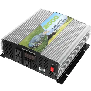 ALP Inverter daya 2000w 12v 220v, konverter daya Dc 12v 24v ke Ac 110v 120v untuk Transforme tegangan mobil