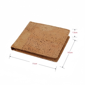 <span class=keywords><strong>Portefeuille</strong></span> en <span class=keywords><strong>Liège</strong></span> Écoresponsable Homme Vintage Court Design Bifold Style Intemporel Durable Chine Fabricant de Portefeuilles - Product Image 4