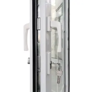 Bel design doppio smalto porta posteriore prezzo vetro con arco veneziano interno francese in basso