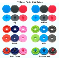 Bouton-pression T15 T17 en résine plastique écologique Source Factory T3 T5 T8