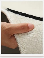 Tapis rond pour chambre à coucher, tapis rond moelleux pour chambre d'enfant, tapis pour chambre d'adolescent, tapis circulaire shaggy pour chambre de bébé, tapis moelleux
