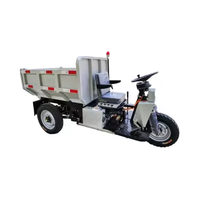 Mini-dumper électrique 1 tonne, tricycle minier, camion à benne basculante, couple élevé, économie d'énergie, pour tunnel minier souterrain