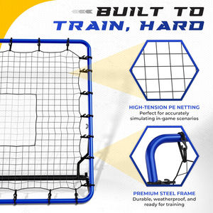 Adjustable-angle Soccer Rebounder <strong>Net</strong> Easy-to-assemble Multi-angle Practice Football <strong>Rebound</strong> <strong>Net</strong> Suitable for Adult and Children - Product Image 3