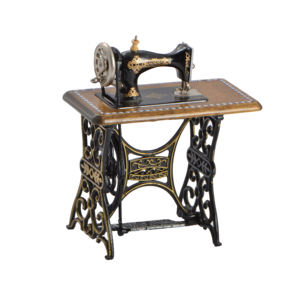 จักรเย็บผ้าโบราณบ้านตุ๊กตาอุปกรณ์จิ๋วเฟอร์นิเจอร์1:12 - Product Image 1