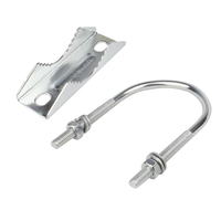 Pince d'accessoires de support croisé de matériel de montage de boulon en U d'acier inoxydable pour le mât d'antenne cellulaire