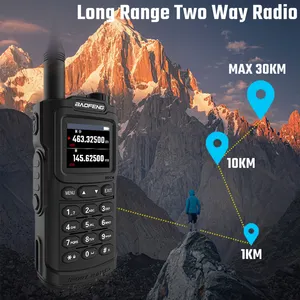 BAOFENG UV 20 Tri Band Scan Frequency 999CH Original Factory Portable Ham Radio High Power Walkie Talkie UV20 2 Way Radios NEW