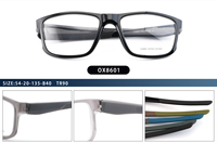 Monturas de Gafas Ópticas TR90 para Uso Diario, Diseño para Hombre, Aptas para Lentes Graduadas, Ligeras y Resistentes
