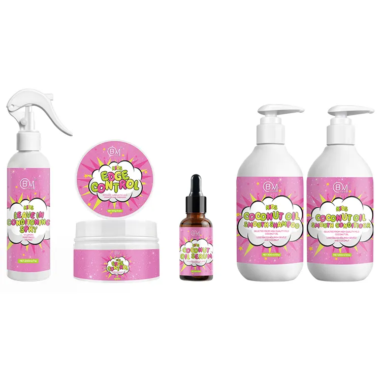 Best Organic custom kids hair products private label hair care products for black kids