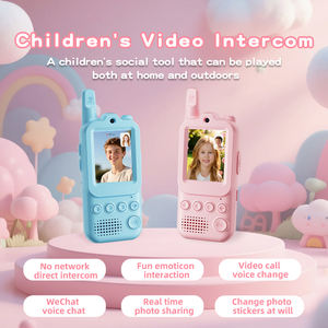 Walkie Talkie con Función de <span class=keywords><strong>Chat</strong></span> para Niños, Pantalla a Color, Adhesivos Bonitos, Puerto de Carga Tipo-C, Juguete para Exteriores y Hogar, Regalo para Niños de 3 a 12 Años - Product Image 6