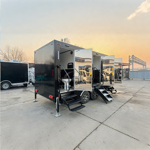 Remorque Sanitaire Mobile de Luxe Personnalisable avec Éviers et Toilettes pour la <span class=keywords><strong>Location</strong></span> d'Événements - Product Image 2