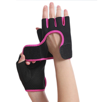 Gants de cyclisme en néoprène à demi-doigts, respirants, antidérapants, avec support pour le poignet, pour le sport, le cyclisme, l'escalade, unisexe