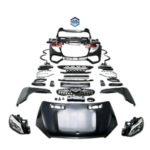 Ventes directes du fabricant GLE <span class=keywords><strong>ML</strong></span> W166 Mise à niveau vers le kit de carrosserie GLE <span class=keywords><strong>63</strong></span> Pare-chocs avant et arrière Aile de capot moteur pour Mercedes-Benz - Product Image 4