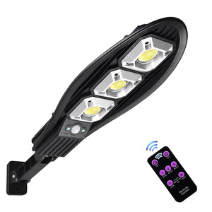 Solar Outdoor <b>LED</b> Wall <b>Light</b> 30W Waterproof <b>Motion</b> <b>Sensor</b> Garden Lamp with Remote Control - Product Image 1