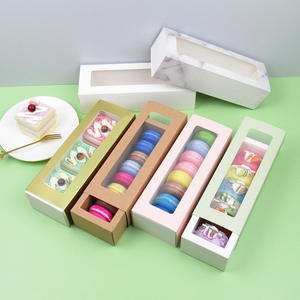 Boîtes d'emballage personnalisées de luxe, cadeau alimentaire, biscuits, macarons, emballage en papier - Product Image 3