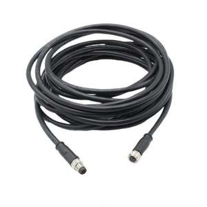 M8 conector Circular Industrial redondo Sensor IP67 impermeable de doble extremo macho hembra enchufe 8 Pin Cordset Cable moldeado - Product Image 6