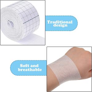 Rollo de cinta adhesiva médica no tejida, cinta adhesiva ancha transpirable, impermeable, hipoalergénica, sensible a la presión. - Product Image 2