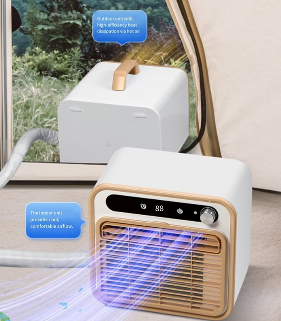 In Stock: HHR-30 Smart Inverter Mini Split AC - Compact Portable Air Conditioner for Quick Cooling