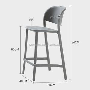 Chaise de bar <span class=keywords><strong>pour</strong></span> <span class=keywords><strong>petit</strong></span>-déjeuner la plus vendue en Europe, chaise de bar simple <span class=keywords><strong>pour</strong></span> appartement, tabouret haut de jardin - Product Image 2