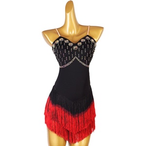 Abito da ballo latino per performance e competizioni, <span class=keywords><strong>costume</strong></span> per <span class=keywords><strong>donne</strong></span> adulte - Product Image 1