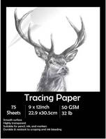 Papier calque 17g 22g 40g 100g, papier vélin hautement transparent et translucide pour crayon, encre, art, calque et emballage cadeau