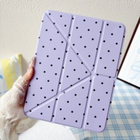 Étui de protection pour tablette iPad 10/11ème génération avec écran de 10,9 pouces / Air 11, à pois contrastants simples