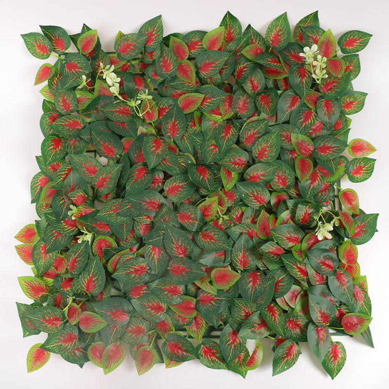 Feuille de coeur rouge collée 50cm*50cm