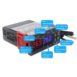 STC-3008 เครื่องควบคุมอุณหภูมิอัจฉริยะแบบควบคุมคู่ จอแสดงผลดิจิตอลคู่ ระบบทำความร้อนและความเย็นแบบคู่ ราคาโรงงาน - Product Image 2