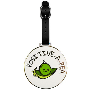 Etiqueta de Nombre para Bolsas de Tenis Grandes, Diseño Libre, Aleación de Zinc, Color Pintado, para Bolsas de Libros - Product Image 2