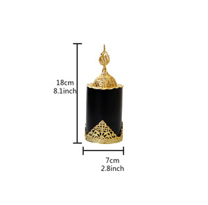 Nouveau brûleur d'encens de style moyen-oriental, adapté à la décoration de chambre, de salon ou de bureau, porte-encens. - Product Image 5
