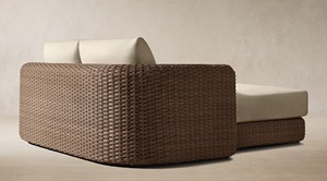 Contemporary Outdoor Rattan Sofa Set with <b>Waterproof</b> <b>Cushions</b> for Garden Patio Use - Product Image 4