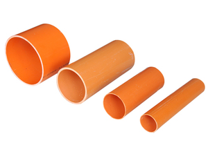 Tuyau de Protection de câble CPVC enterré ignifuge de haute qualité diamètre intérieur 100X4.0mm 150x8.0mm 250X15mm <span class=keywords><strong>Tube</strong></span> en plastique - Product Image 3