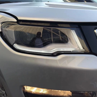 OFFRE SPÉCIALE haute qualité mise à niveau à LED DRL LED DANS LES VIRAGES projecteur phare pour Jeep Compass lampe Frontale head light 2017-2020