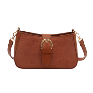 Bolso de mujer esmerilado con hebilla de cinturón 2024 nuevo bolso de hombro Popular para axilas para damas - Product Image 6
