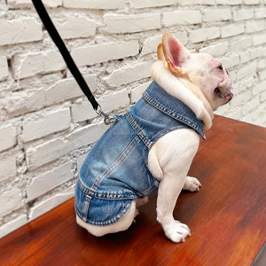 Ropa y Disfraces para Mascotas, Chaleco Vaquero Sostenible para Perros Pequeños, Ropa de Invierno, Chaleco Vaquero para Perros, Chaqueta, Ropa para Mascotas - Product Image 6