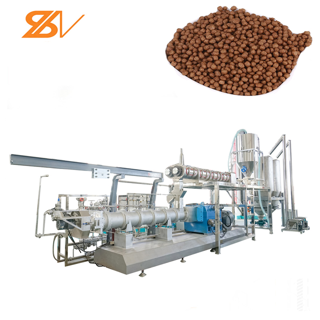 New 0.15-5 Tons/Hour Poultry Floating Fish Feed Complete Production Line Extruder Machine Food Grade Stainless Steel CE/ISO