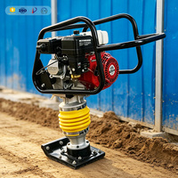 Pilonneuse thermique haute performance 170F, compacteur à saut de 40-65 mm, 380V 5.5-6.5W, pour diverses surfaces.