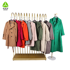 Container của sử dụng quần áo phụ nữ mùa đông worsted Áo thứ hai tay quần Áo thương hiệu - Product Image 6