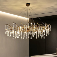 Lustre Fleur Décoratif pour la Maison, Fabrication Personnalisée, Lustre de Luxe, Lampes Décoratives de Luxe en Cristal